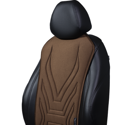 Cape "Albion" For 1 Seat, Velour Athena Brown / Brown