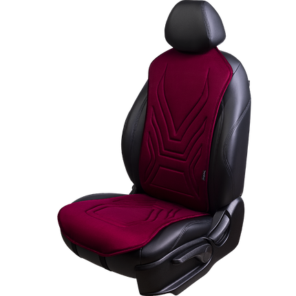 Cape "Albion" For 1 Seat, Velour Athena Burgundy / Dark burgundy