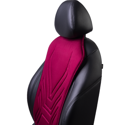 Cape "Albion" For 1 Seat, Velour Athena Burgundy / Dark burgundy