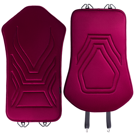 Cape "Albion" For 1 Seat, Velour Athena Burgundy / Dark burgundy
